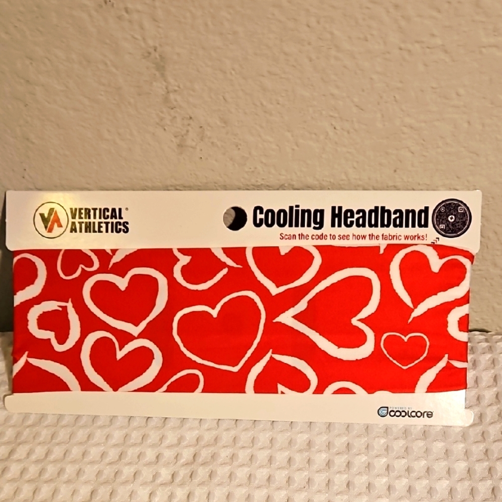 Red Heart Cooling Headband